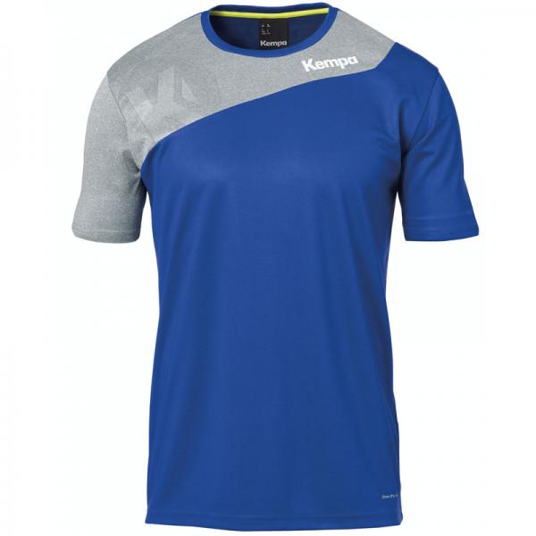 Kempa Trikot CORE 2.0 royal/dark grau melange | 116 | Kurzarm