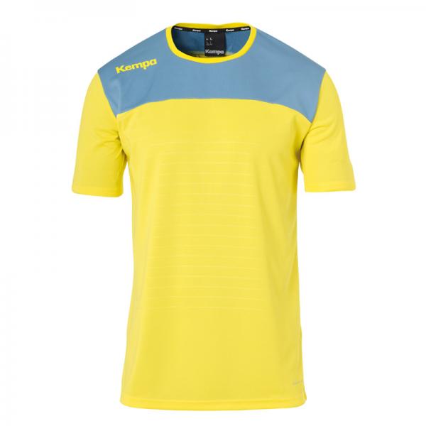 Kempa Trikot EMOTION 2.0 limonengelb/dove blau | 128