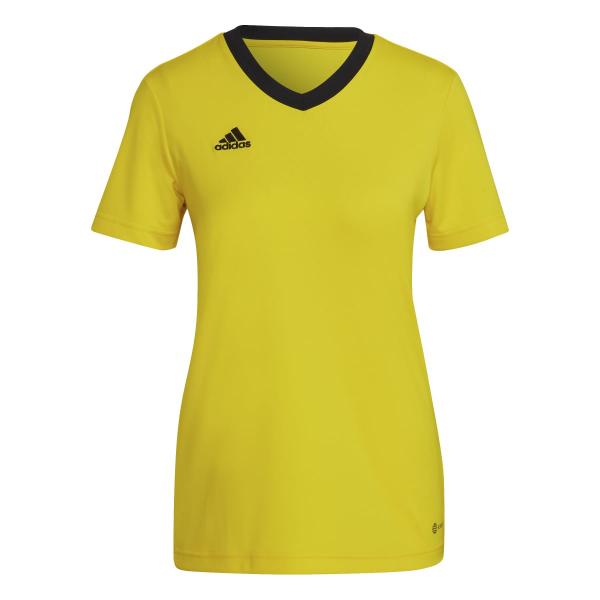 adidas Damen-Trikot ENTRADA 22 - kurzarm team yellow/black | XXS | Kurzarm
