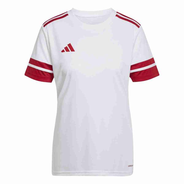 adidas Damen-Trikot SQUADRA 25 white/team power red 2 | XXS | Kurzarm