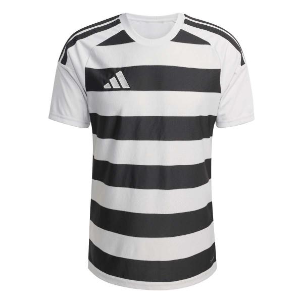 adidas Trikot HOOPED 26 light grey/black | 116 | Kurzarm