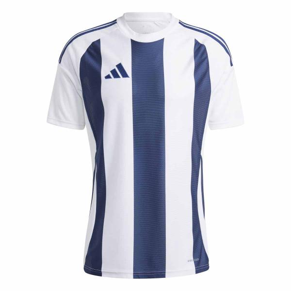 adidas Trikot STRIPED 24 - kurzarm team navy blue/white | XXL | Kurzarm