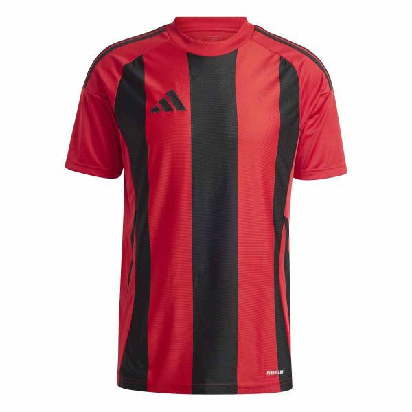 adidas Trikot STRIPED 24 - kurzarm team power red/black | L | Kurzarm