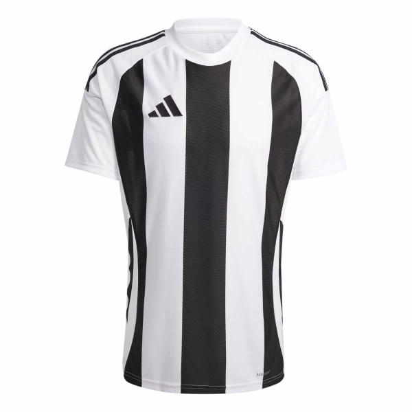 adidas Trikot STRIPED 24 - kurzarm white/black | 116 | Kurzarm