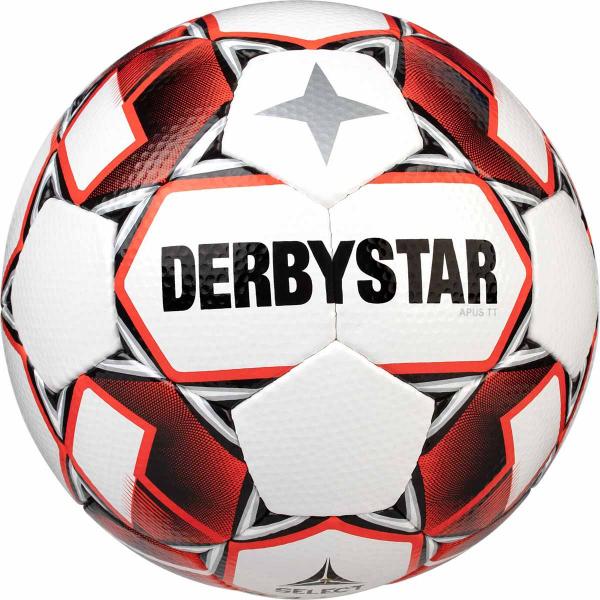 Derbystar Fußball APUS TT weiß/rot | 5