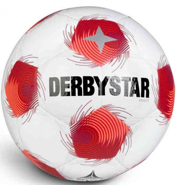 Derbystar Fußball APUS TT weiß/rot | 5