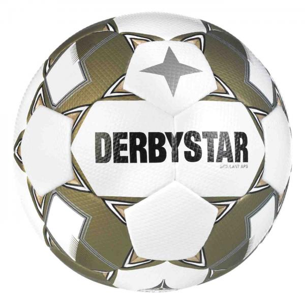 Derbystar Fußball BRILLANT APS weiß/grüngold | 5
