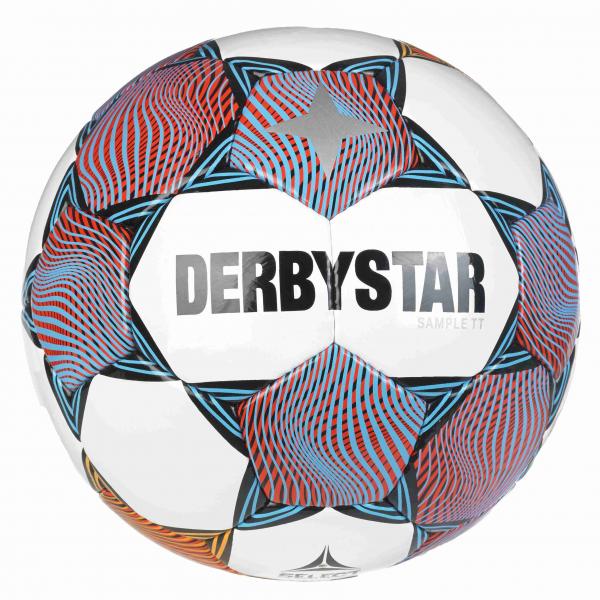 Derbystar Fußball BRILLANT TT weiß/blau/orange | 5