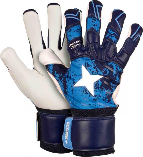 Derbystar Torwarthandschuhe APS SUPER GRIP blau/blau | 8