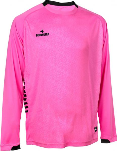 Derbystar Torwarttrikot CONTRA pink/schwarz | 116 | Langarm