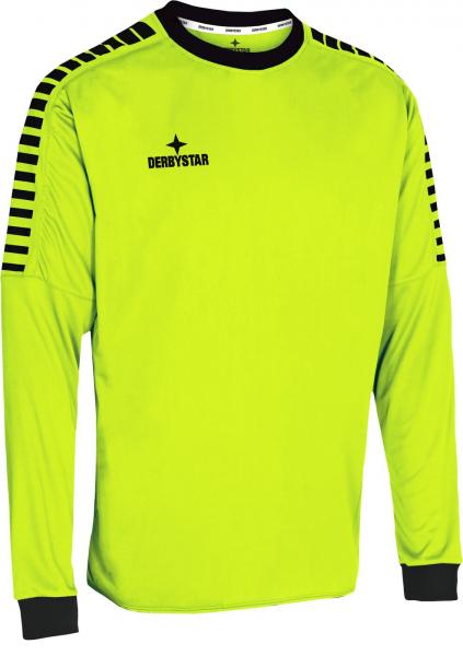 Derbystar Torwarttrikot HYPER gelb/schwarz | 116 | Langarm