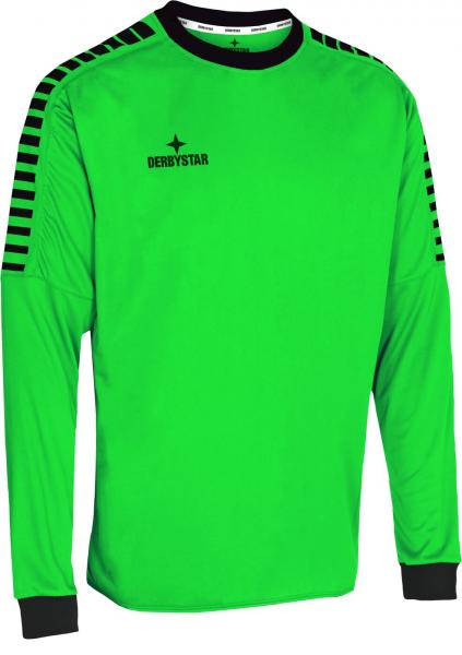Derbystar Torwarttrikot HYPER grün/schwarz | 116 | Langarm