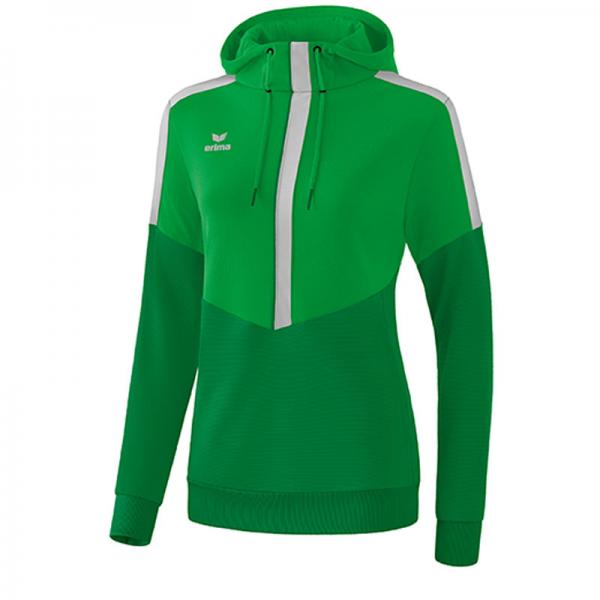 erima Damen-Hoodie SQUAD fern green/smaragd/silver grey | 34