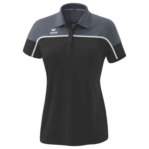 erima Damen-Poloshirt CHANGE schwarz/grau | 34