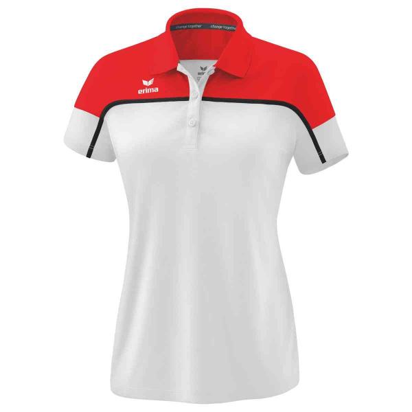 erima Damen-Poloshirt CHANGE weiß/rot/schwarz | 34