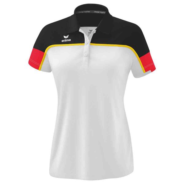 erima Damen-Poloshirt CHANGE weiß/schwarz/rot | 34