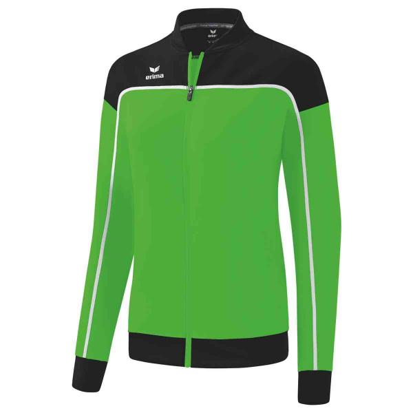 erima Damen-Präsentationsjacke CHANGE green/schwarz | 34