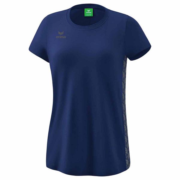 erima Damen-T-Shirt ESSENTIALTEAM new navy/slate grey | 34