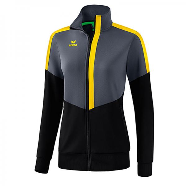 erima Damen-Trainingsjacke SQUAD grau/gelb | 34