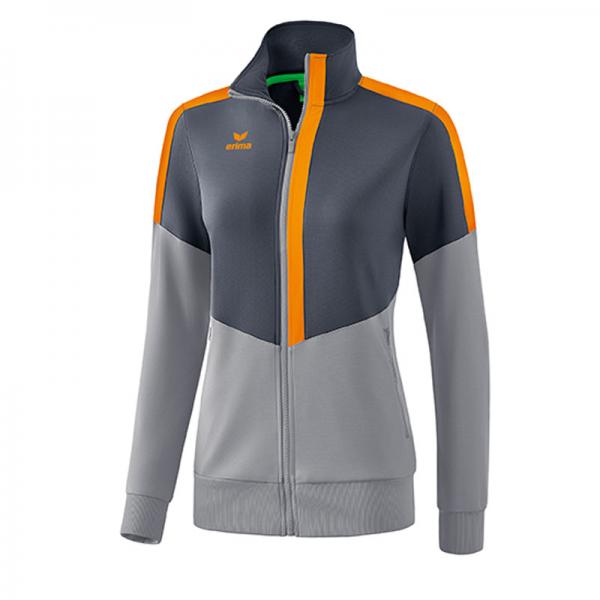 erima Damen-Trainingsjacke SQUAD grau/orange | 34