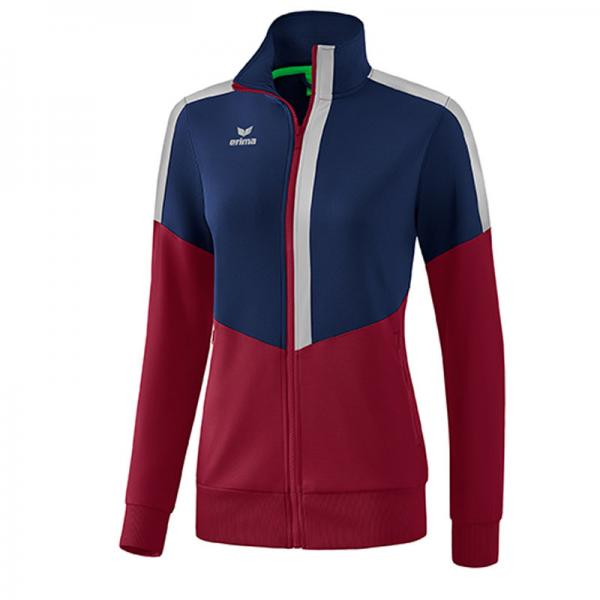 erima Damen-Trainingsjacke SQUAD navy/bordeaux | 34