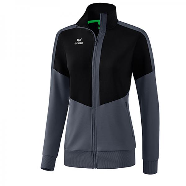 erima Damen-Trainingsjacke SQUAD schwarz/grau | 34