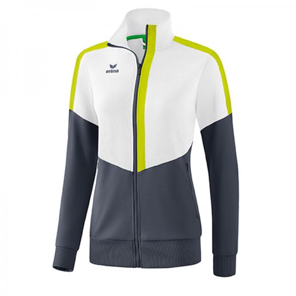 erima Damen-Trainingsjacke SQUAD weiß/grau | 34