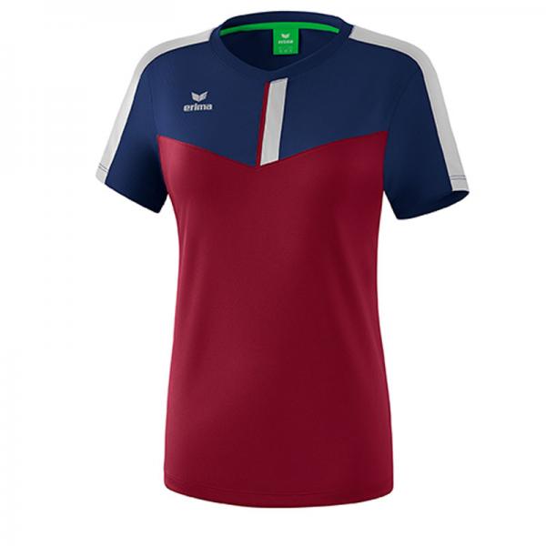 erima Damen-Trainingsshirt SQUAD navy/bordeaux | 34