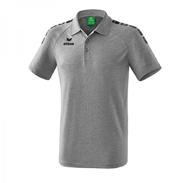 erima Poloshirt ESSENTIAL 5-C grau melange/schwarz | 140