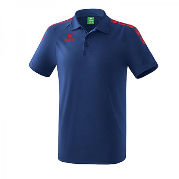 erima Poloshirt ESSENTIAL 5-C new navy/rot | 128