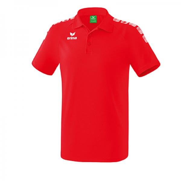 erima Poloshirt ESSENTIAL 5-C rot/weiß | 128