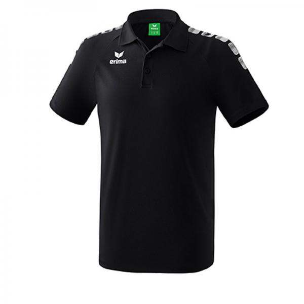 erima Poloshirt ESSENTIAL 5-C schwarz/weiß | 140
