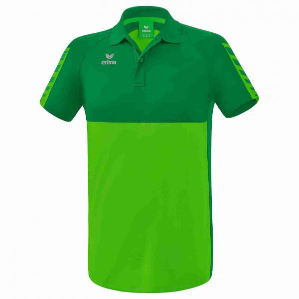 erima Poloshirt SIX WINGS green/smaragd | S