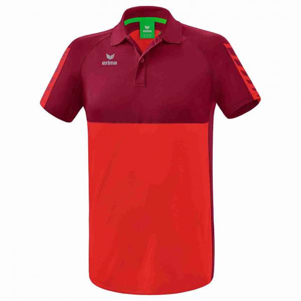 erima Poloshirt SIX WINGS rot/bordeaux | S
