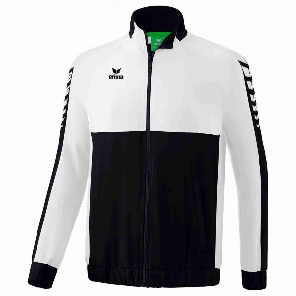 erima Präsentationsjacke SIX WINGS schwarz/weiß | 128
