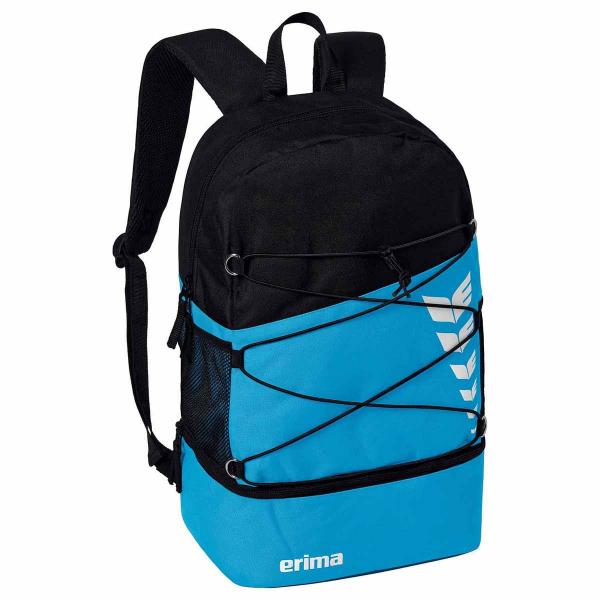 erima Rucksack SIX WINGS - mit Bodenfach curacao/schwarz