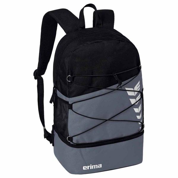 erima Rucksack SIX WINGS - mit Bodenfach slate grey/schwarz