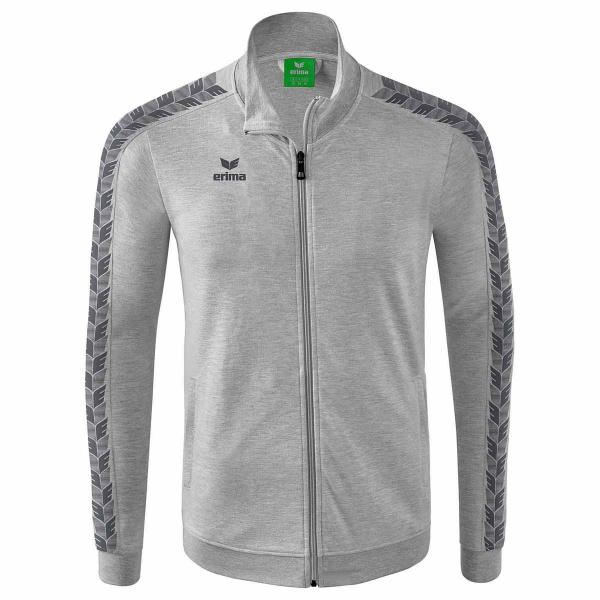 erima Sweatjacke ESSENTIAL TEAM hellgrau melange/slate grey | 128