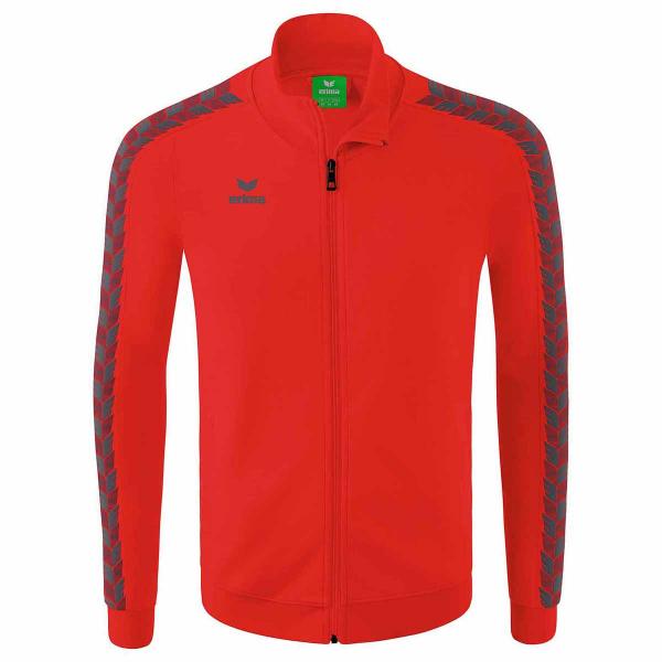 erima Sweatjacke ESSENTIAL TEAM rot/slate grey | 140