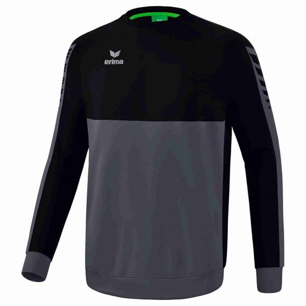 erima Sweatshirt SIX WINGS slate grey/schwarz | 116