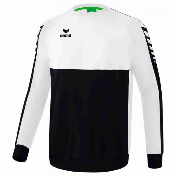 erima Sweatshirt SIX WINGS schwarz/weiß | 116