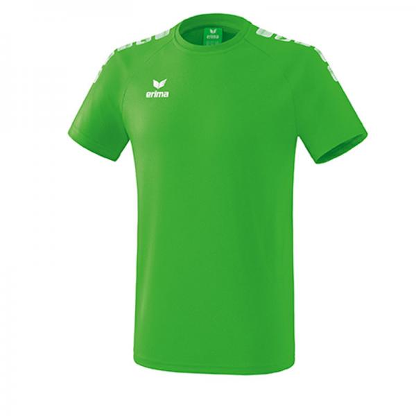 erima T-Shirt ESSENTIAL 5-C green/weiß | 110