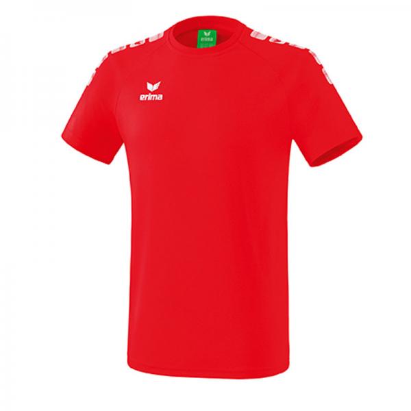 erima T-Shirt ESSENTIAL 5-C rot/weiß | 110