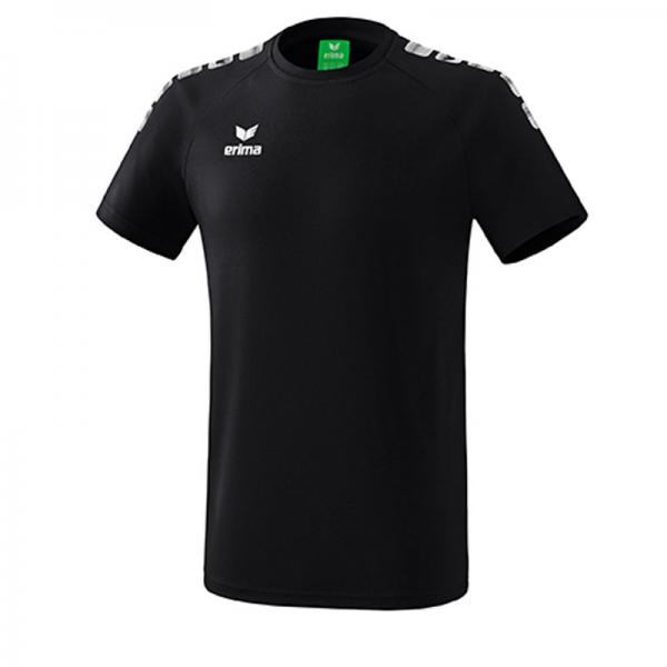 erima T-Shirt ESSENTIAL 5-C schwarz/weiß | 110