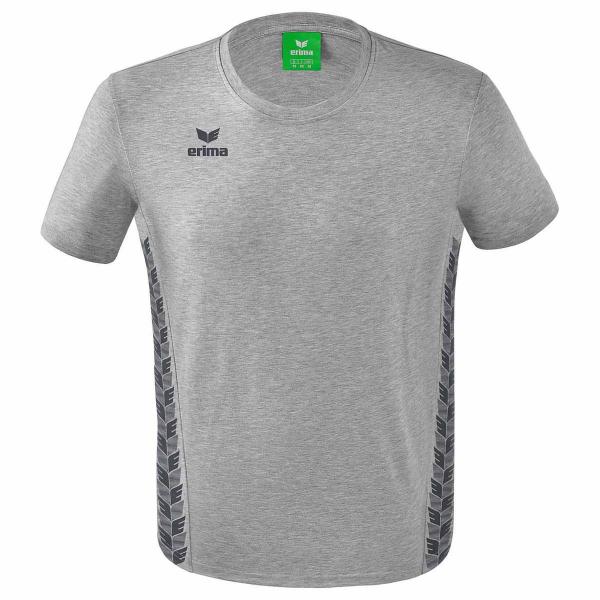 erima T-Shirt ESSENTIAL TEAM hellgrau melange/slate grey | 128
