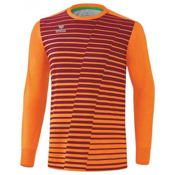 erima Torwarttrikot PRO neon orange/bordeaux | 128 | Langarm