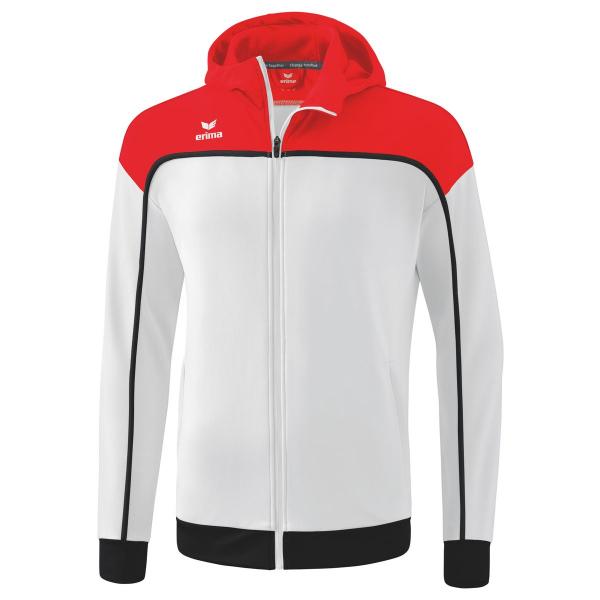 erima Trainingsjacke CHANGE -mit Kapuze weiß/rot/schwarz | 128