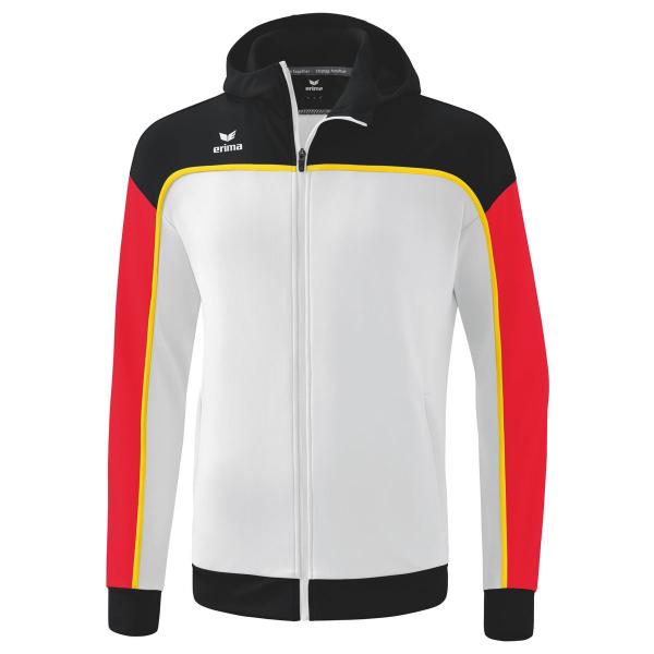 erima Trainingsjacke CHANGE -mit Kapuze weiß/schwarz/rot | 128