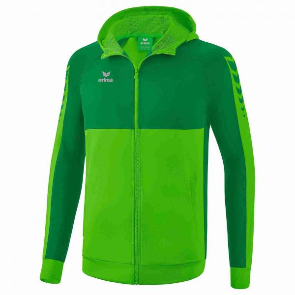 erima Trainingsjacke SIX WINGS - mit Kapuze green/smaragd | 116