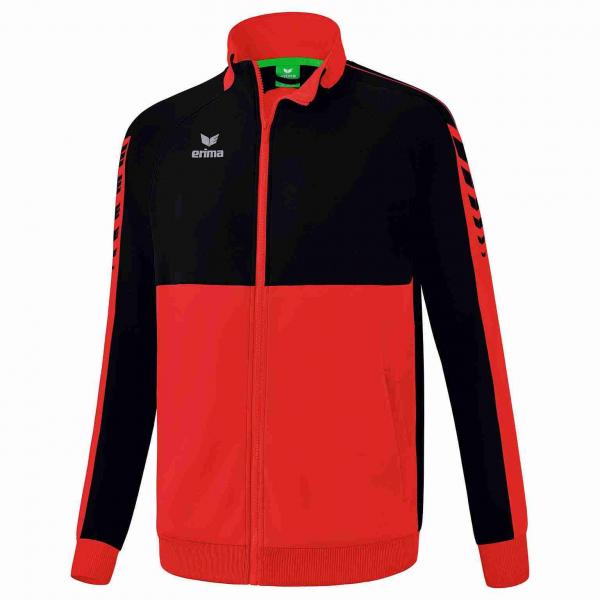 erima Trainingsjacke SIX WINGS rot/schwarz | 116